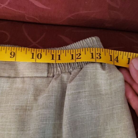 Bend Over Green Polyester Pants - Picture 6 of 8